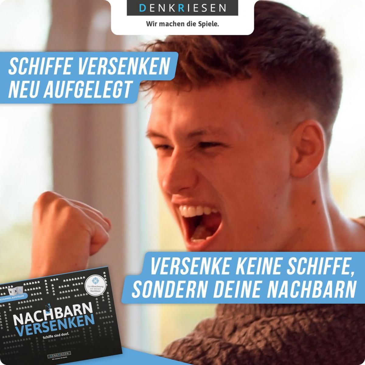 DENKRIESEN - NACHBARN VERSENKEN Schiffe sind doof - Schiffe versenken neu aufgelegt