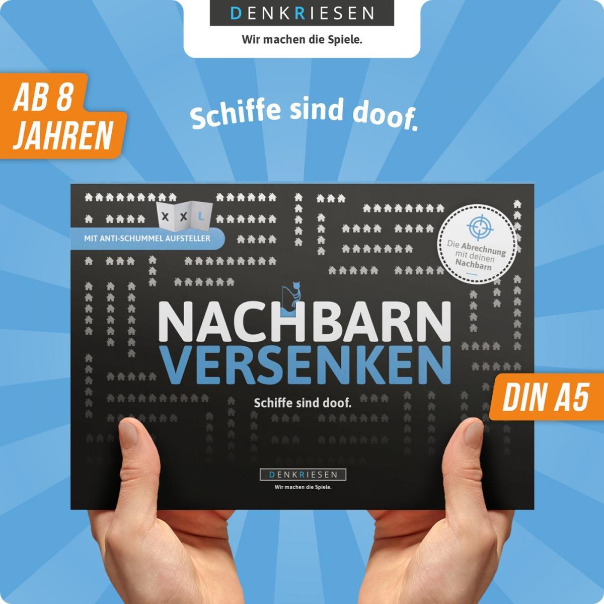 DENKRIESEN - NACHBARN VERSENKEN Schiffe sind doof - Schiffe versenken neu aufgelegt