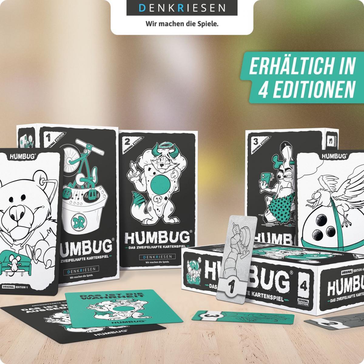 DENKRIESEN - HUMBUG Original Edition Nr. 1 - Das zweifelhafte Kartenspiel