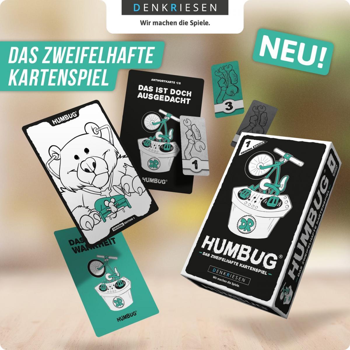 DENKRIESEN - HUMBUG Original Edition Nr. 1 - Das zweifelhafte Kartenspiel
