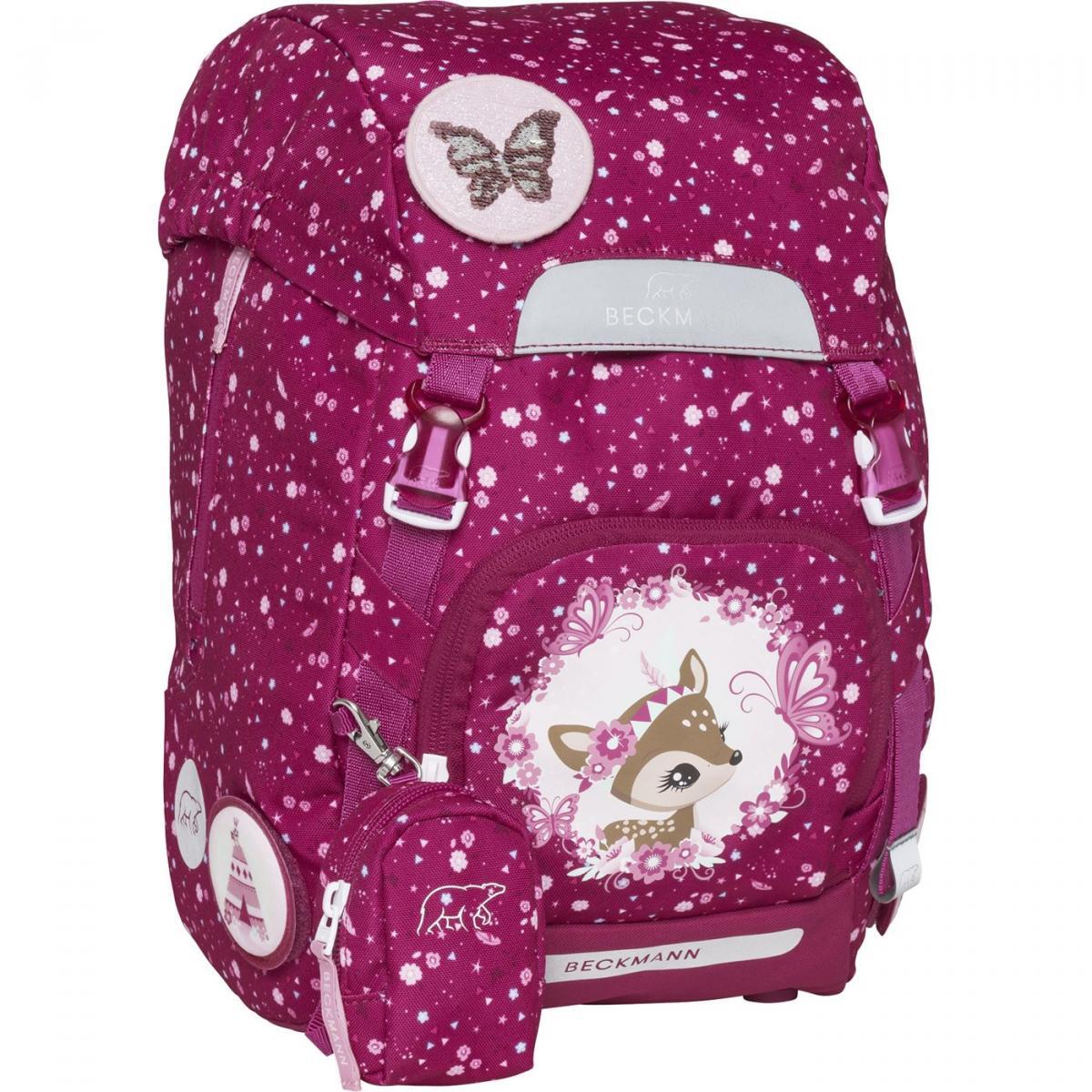 Beckmann Classic 22L Schulrucksack-Set 6tlg Forest Deer