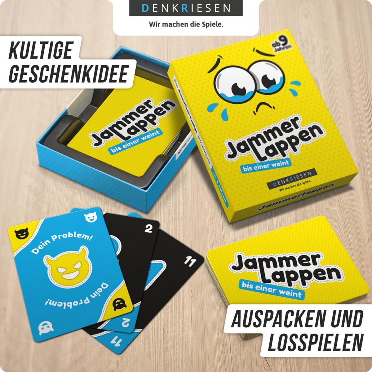 DENKRIESEN - JAMMERLAPPEN® - Das dramatisch lustige Kartenspiel - bis einer weint
