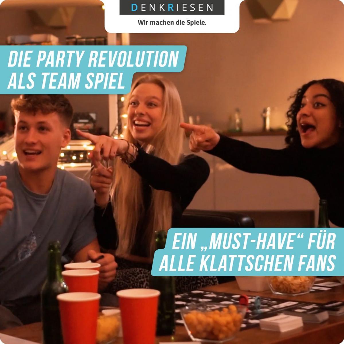 DENKRIESEN - klattschen® - Trinkspiel - DAS BRETTSPIEL Das wahrscheinlich beste Trinkspiel aller Zeiten