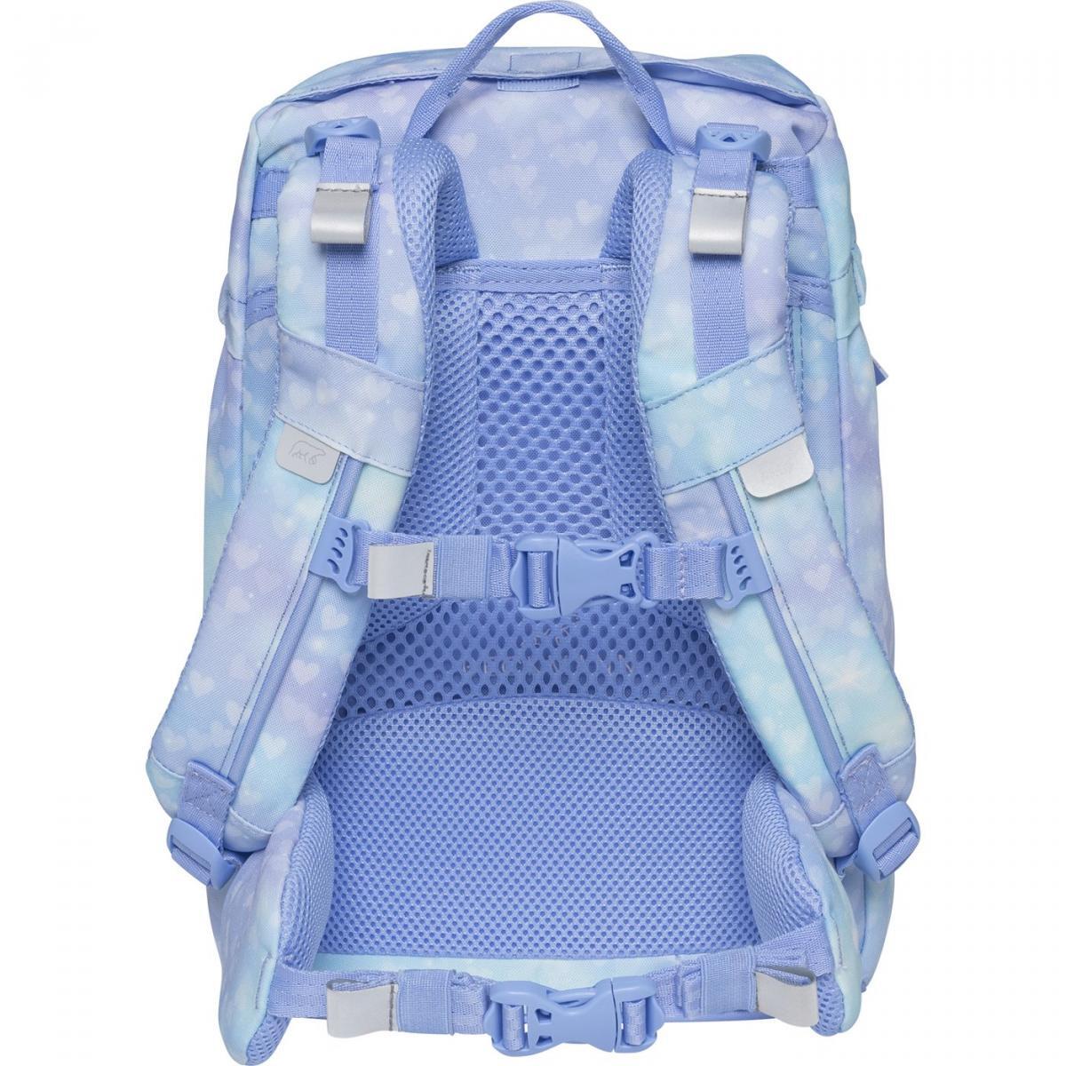 Beckmann Classic 22L Schulrucksack-Set 6tlg Unicorn Princess Ice Blue