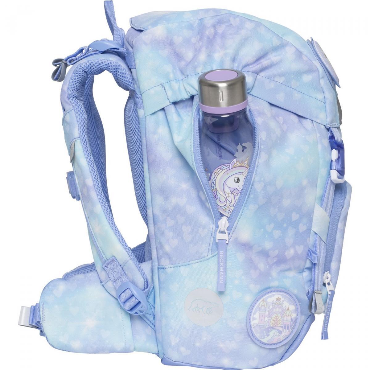 Beckmann Classic 22L Schulrucksack-Set 6tlg Unicorn Princess Ice Blue