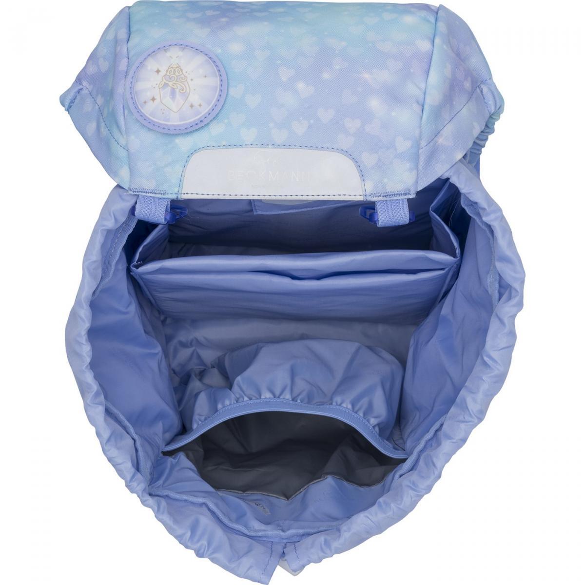 Beckmann Classic 22L Schulrucksack-Set 6tlg Unicorn Princess Ice Blue