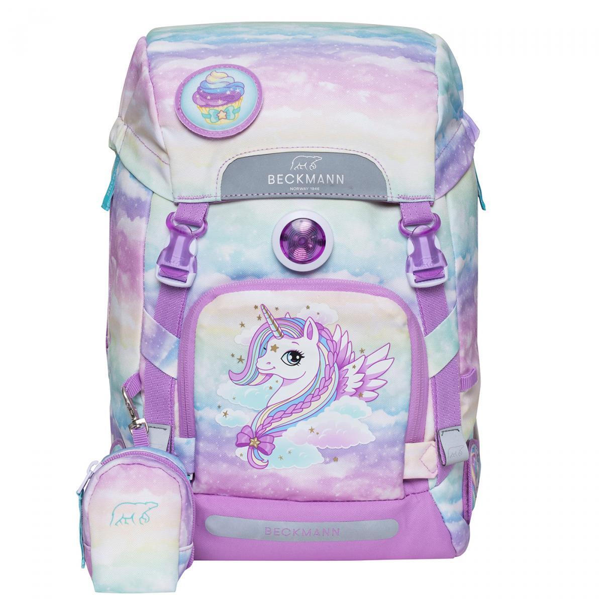 Beckmann Classic 22L Schulrucksack-Set 6tlg Unicorn