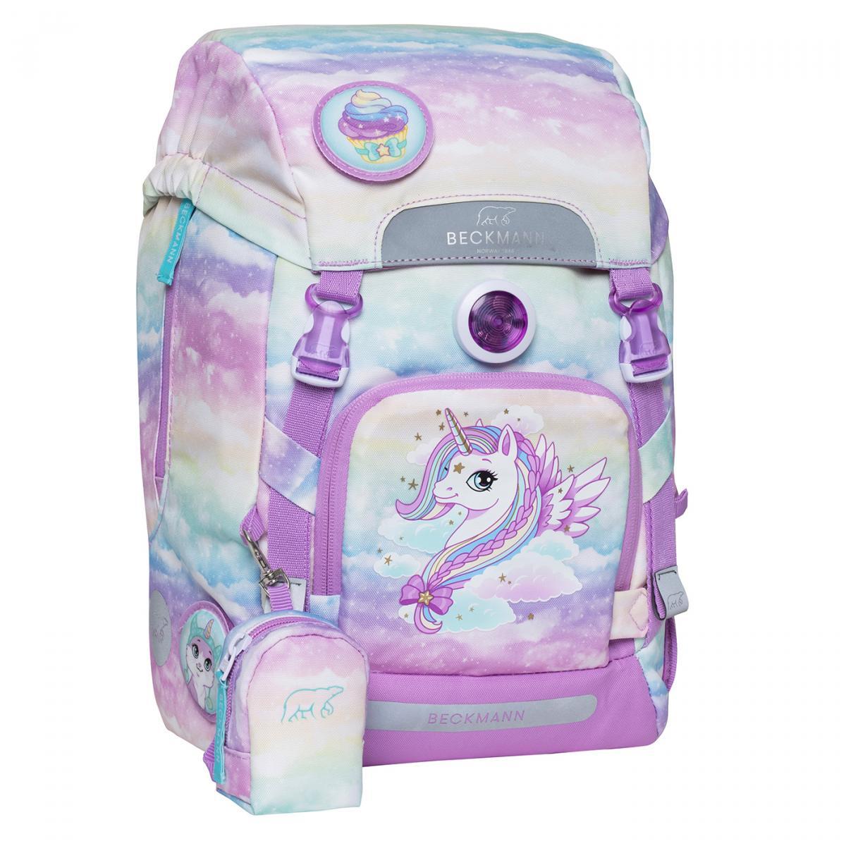 Beckmann Classic 22L Schulrucksack-Set 6tlg Unicorn