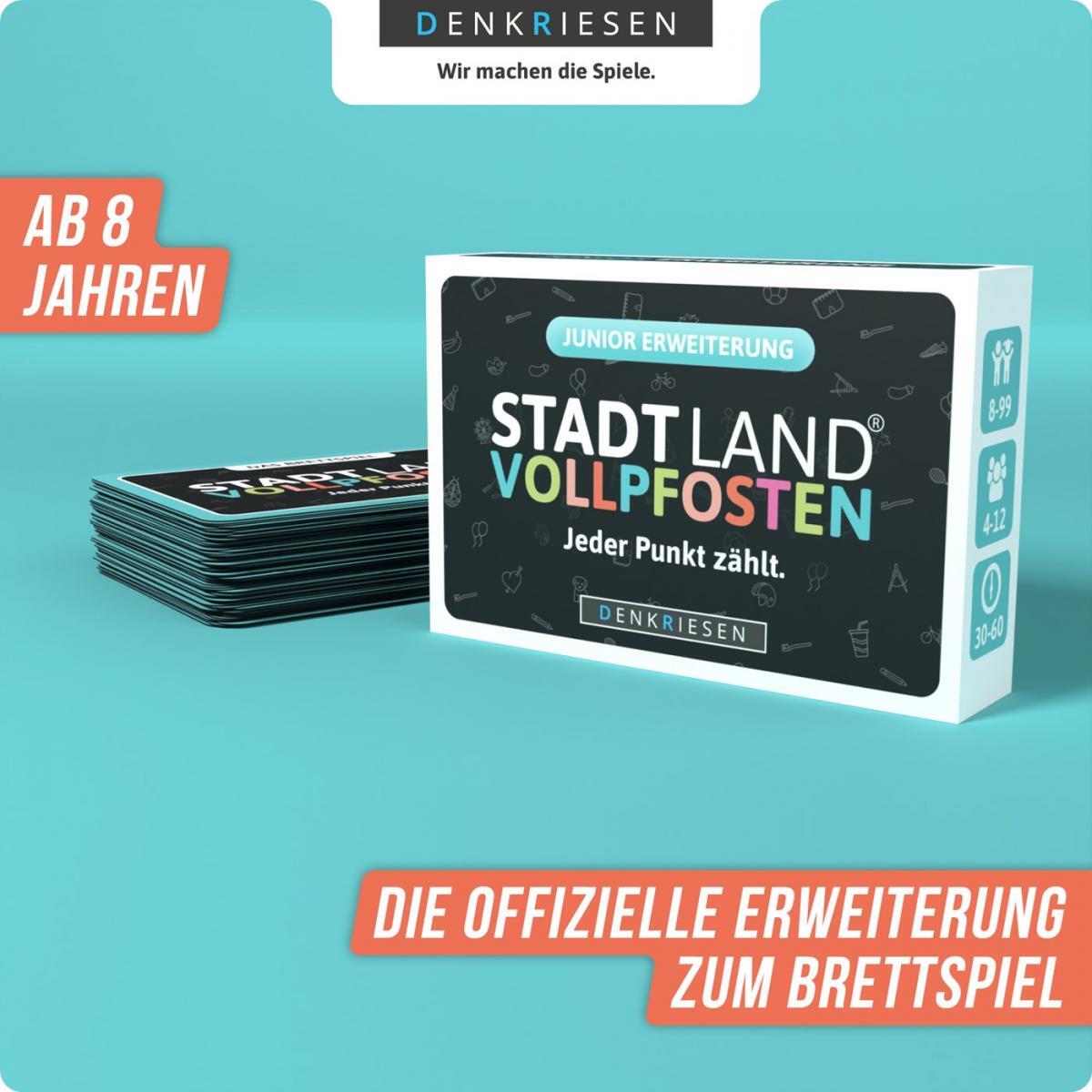 Stadt Land Vollpfosten® Das Brettspiel