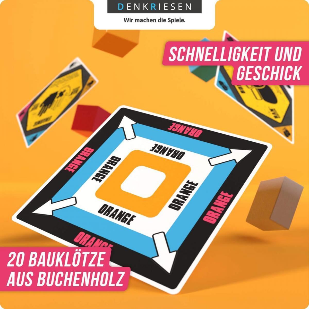 RANKLOTZEN - „Auf die Klötze, fertig, los!“ - 4 Spieler Edition