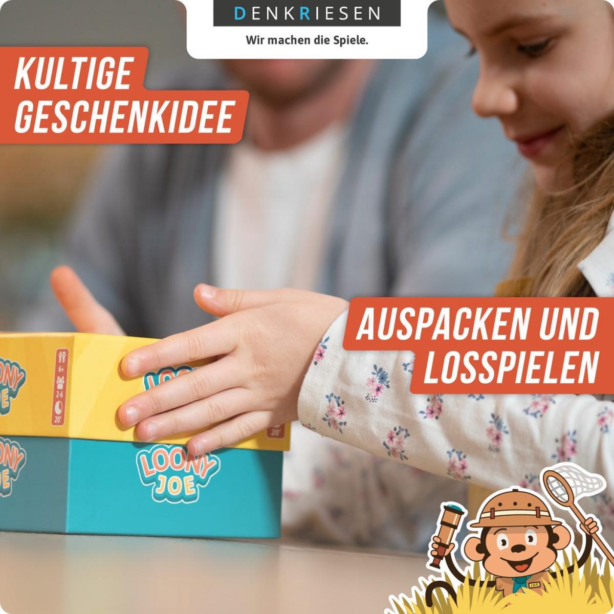 DENKRIESEN - LOONY JOE® Das affenstarke Reaktionsspiel für Jung und Alt