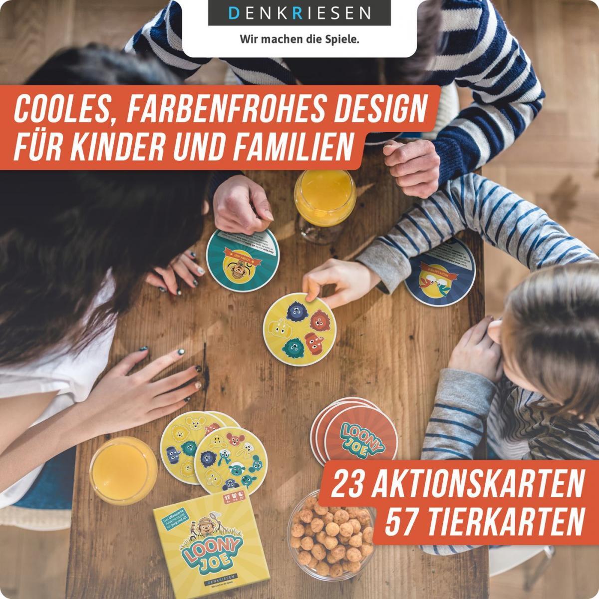 DENKRIESEN - LOONY JOE® Das affenstarke Reaktionsspiel für Jung und Alt