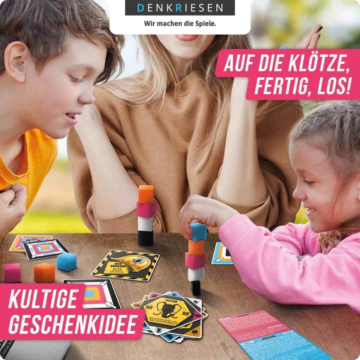 RANKLOTZEN - „Auf die Klötze, fertig, los!“ - 4 Spieler Edition