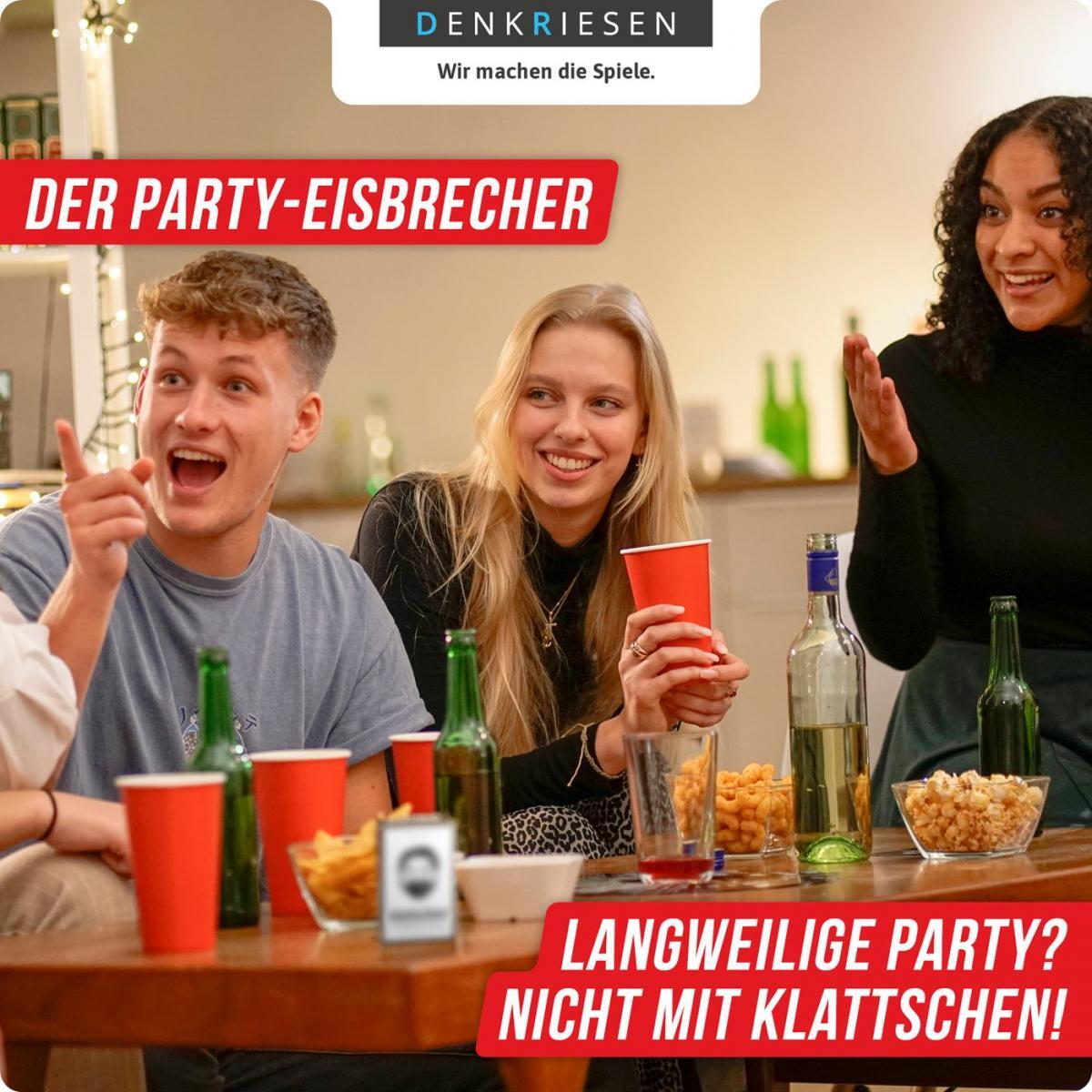DENKRIESEN - klattschen® - WHITE EDITION Die offizielle Erweiterung des Kult-Trinkspiels
