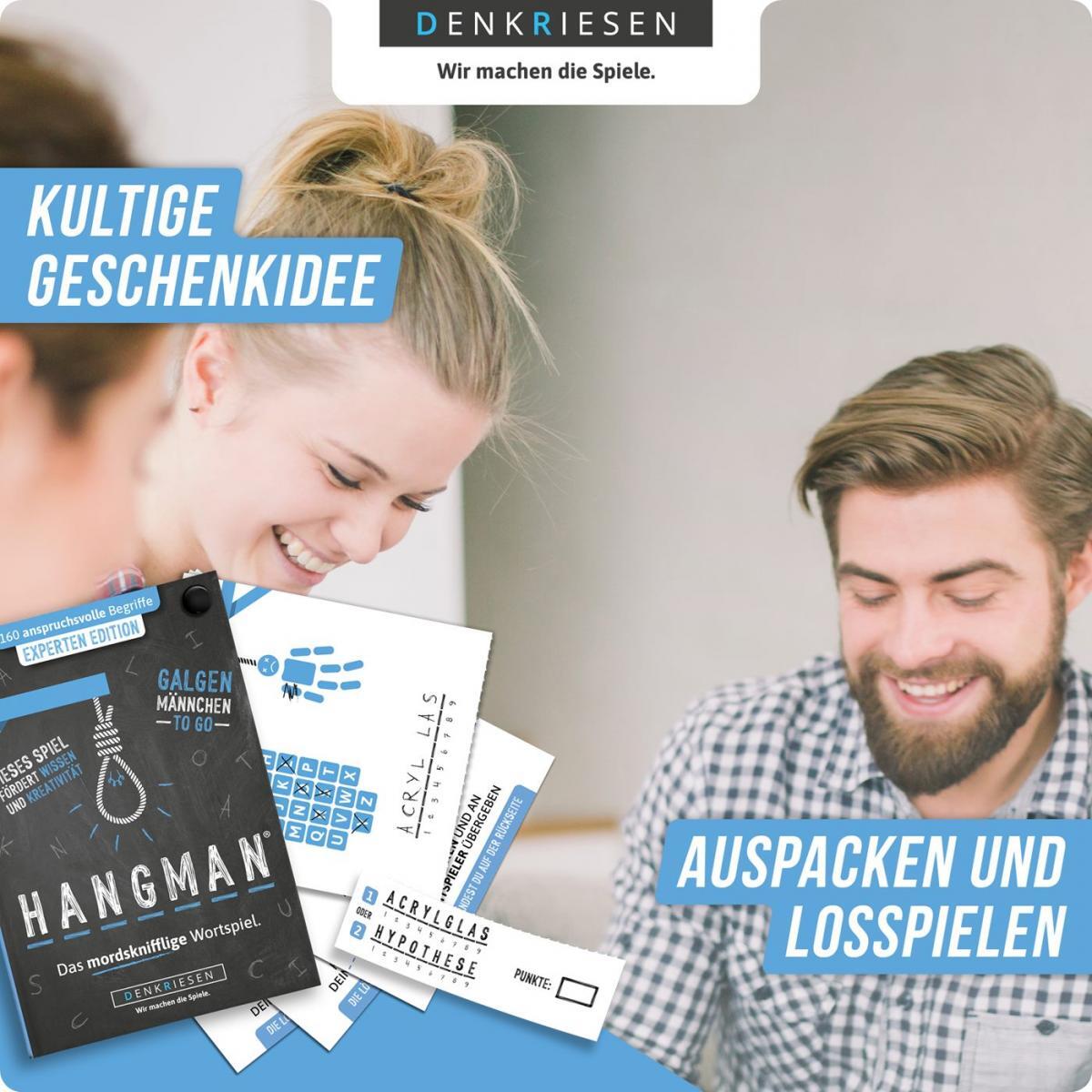 DENKRIESEN - HANGMAN - EXPERTEN EDITION Galgenmännchen TO GO