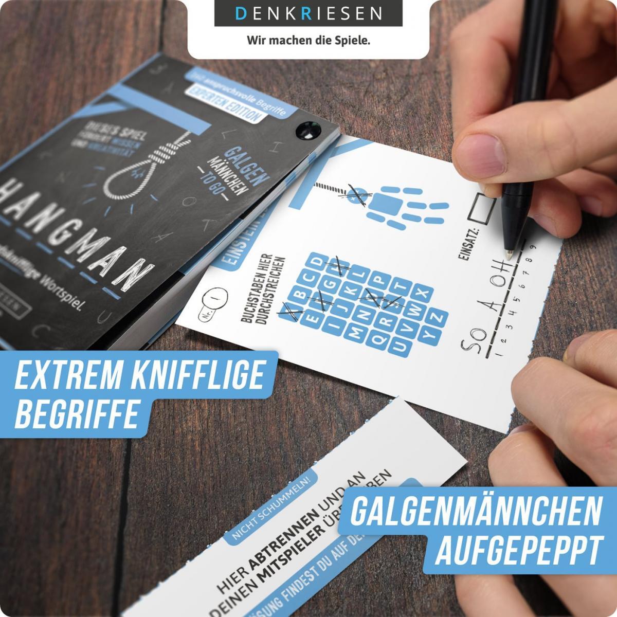DENKRIESEN - HANGMAN - EXPERTEN EDITION Galgenmännchen TO GO