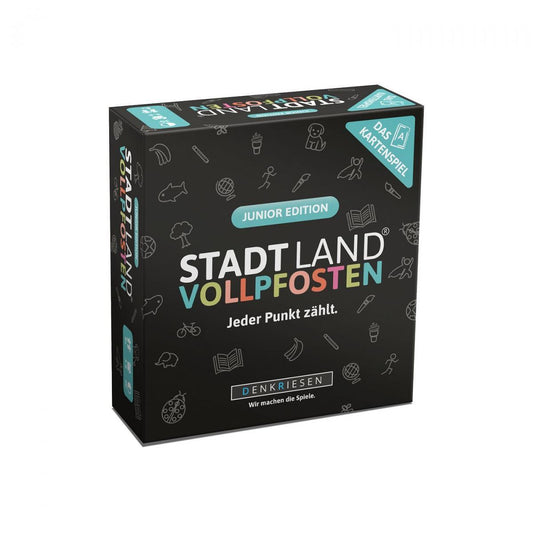 Stadt Land Vollpfosten® Junior Edition – "Jeder Punkt zählt." | Das Kartenspiel