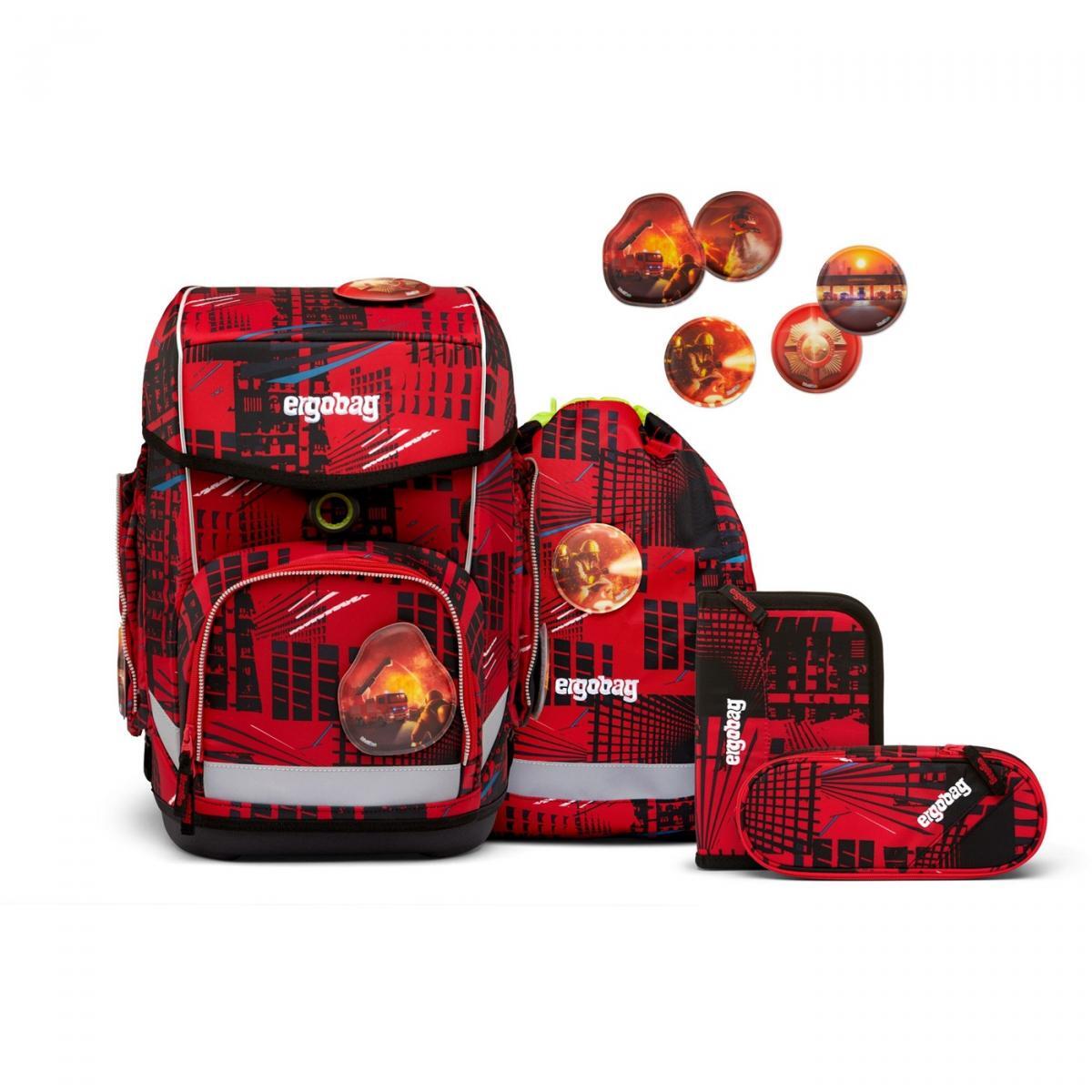 ergobag cubo-Set Schulranzen-Set AlarmBärreitschaft