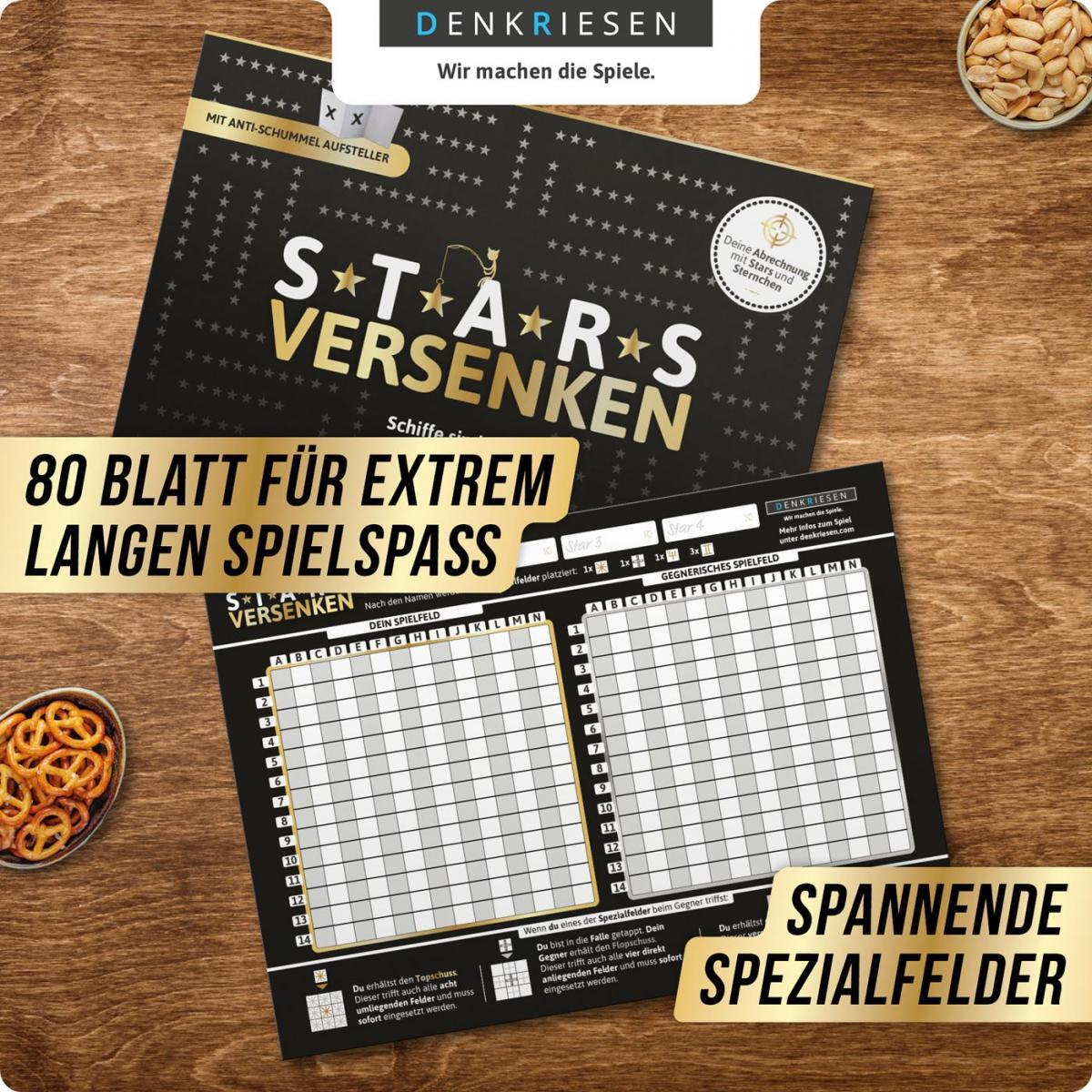 DENKRIESEN - STARS VERSENKEN Schiffe sind doof - Schiffe versenken neu aufgelegt
