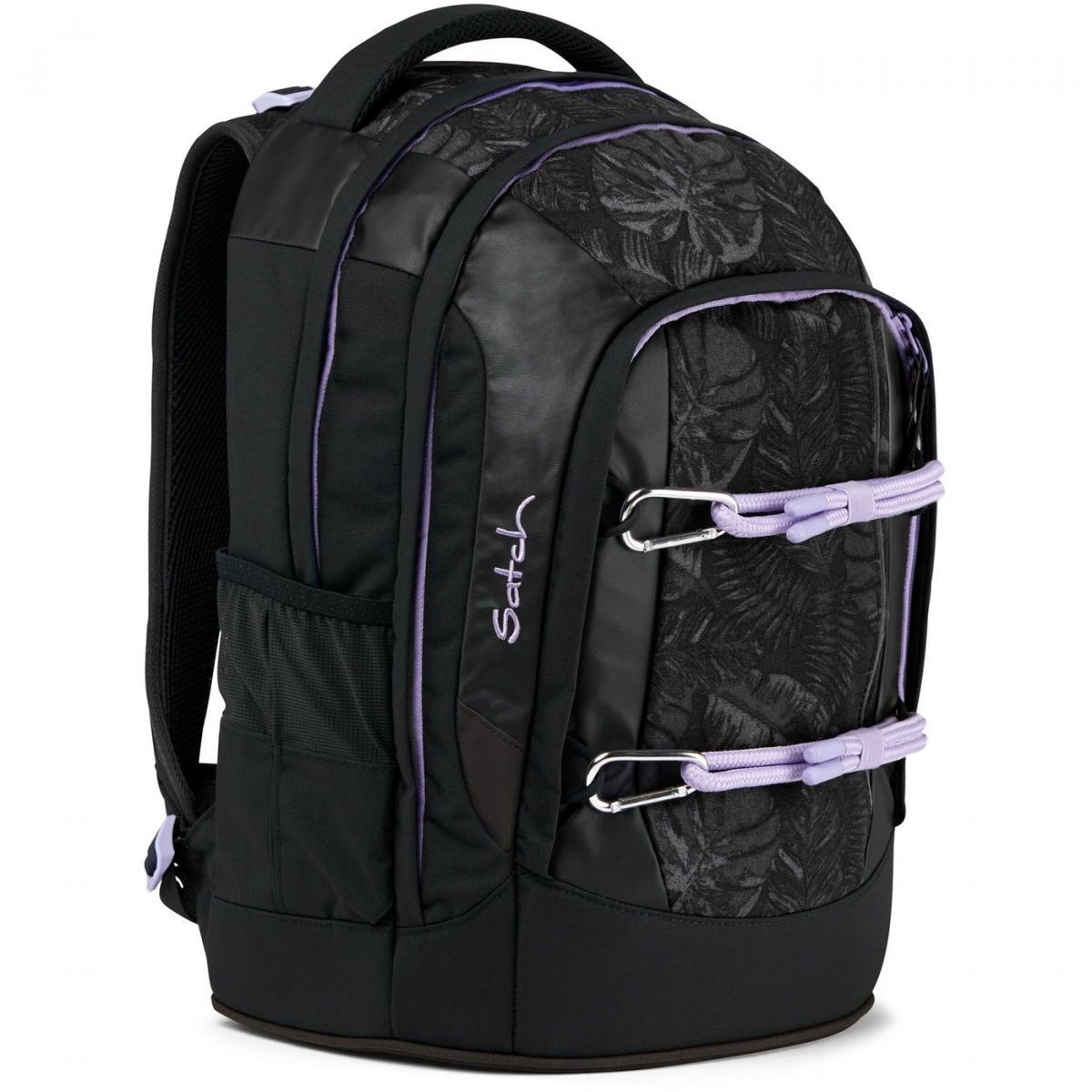 satch pack Schulrucksack Set Betty Grey - Pack, Sportbeutel, Schlamperbox, Trinkflasche
