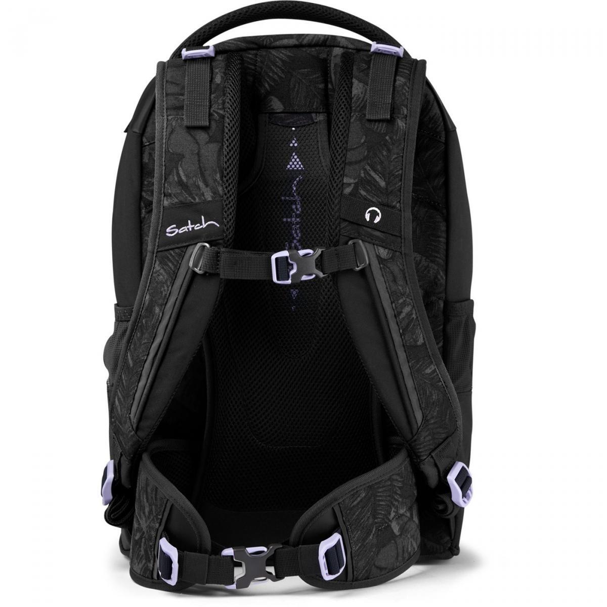 satch pack Schulrucksack Set Betty Grey - Pack, Sportbeutel, Schlamperbox, Trinkflasche