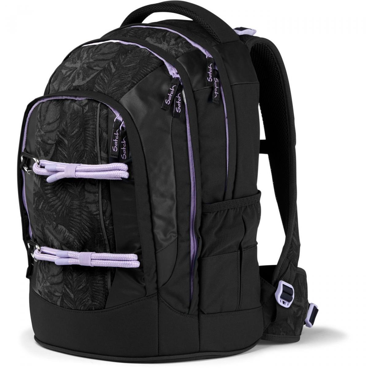 satch pack Schulrucksack Set Betty Grey - Pack, Sportbeutel, Schlamperbox, Trinkflasche