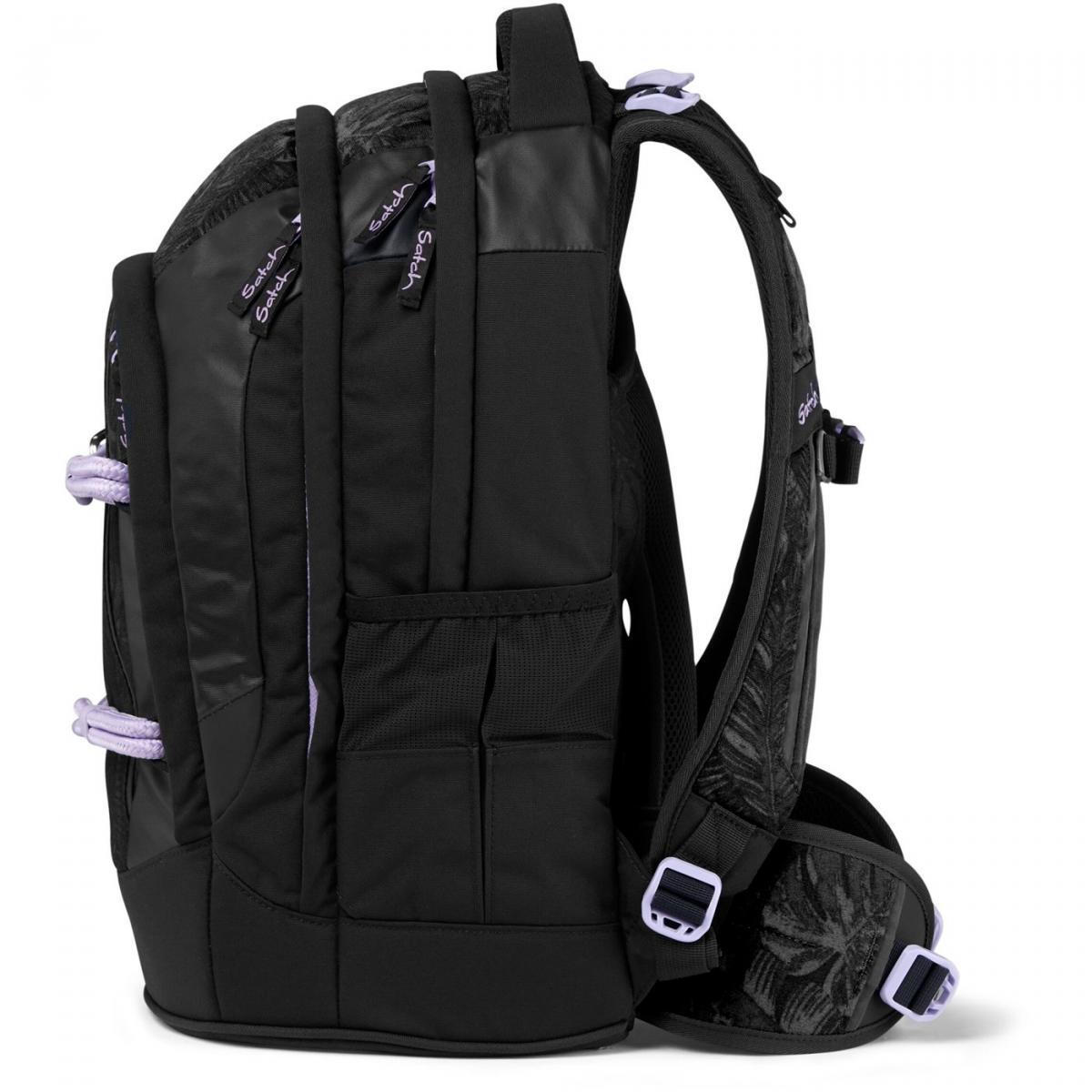 satch pack Schulrucksack Set Betty Grey - Pack, Sportbeutel, Schlamperbox, Trinkflasche
