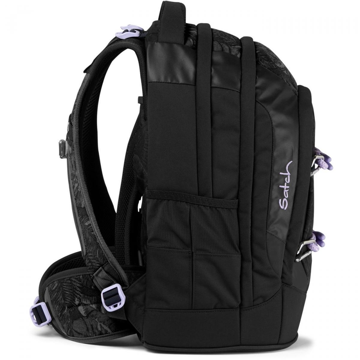 satch pack Schulrucksack Set Betty Grey - Pack, Sportbeutel, Schlamperbox, Trinkflasche