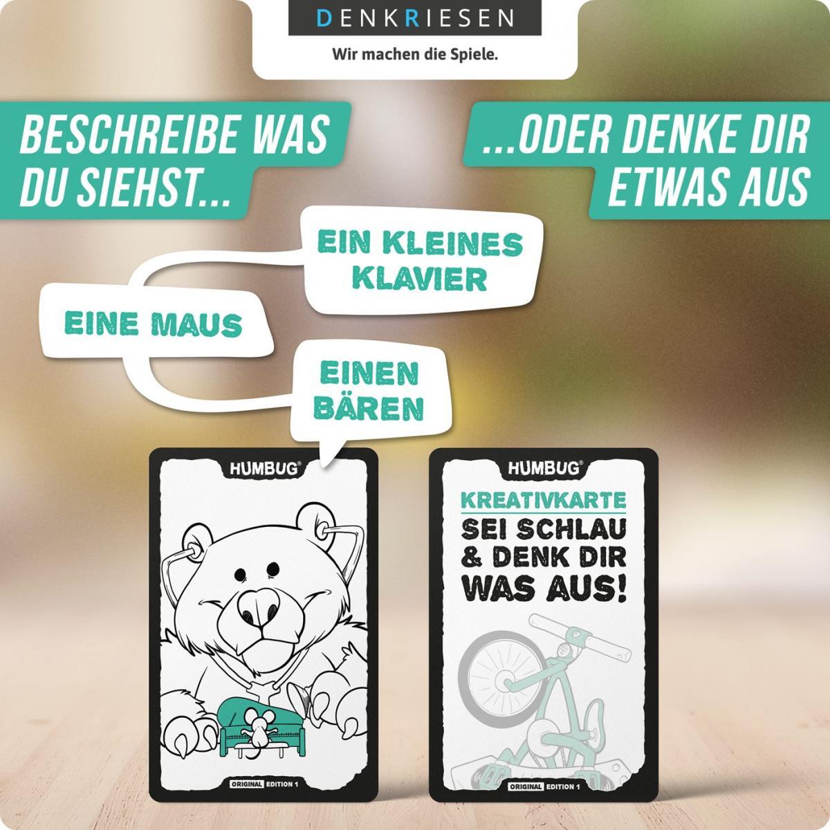 DENKRIESEN - HUMBUG Original Edition Nr. 1 - Das zweifelhafte Kartenspiel