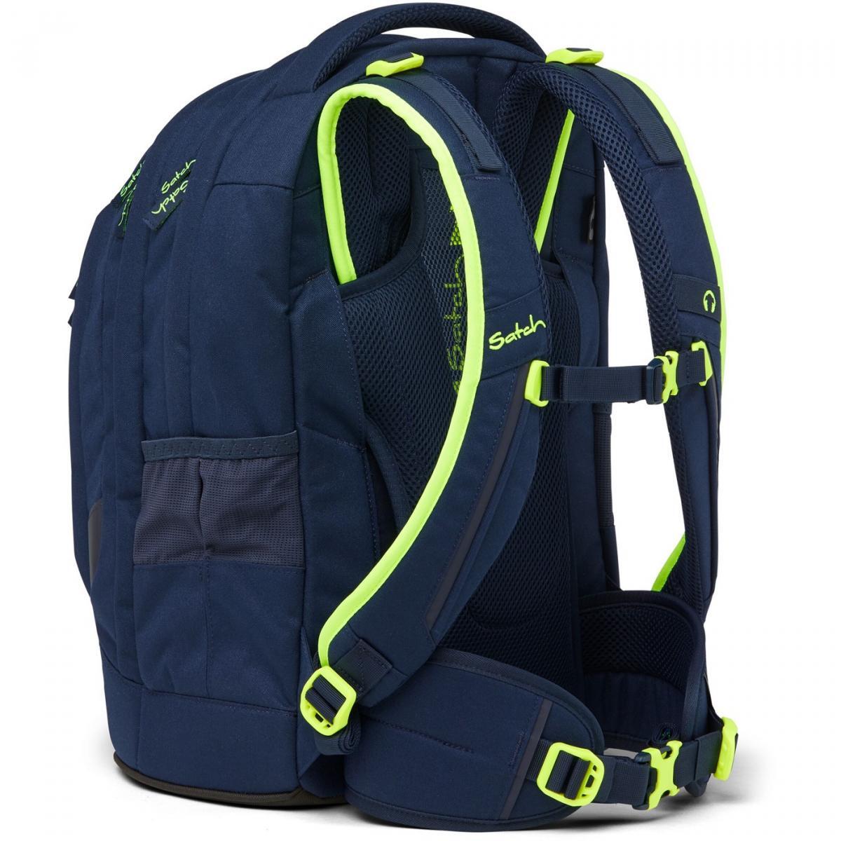 satch pack Schulrucksack Toxic Yellow