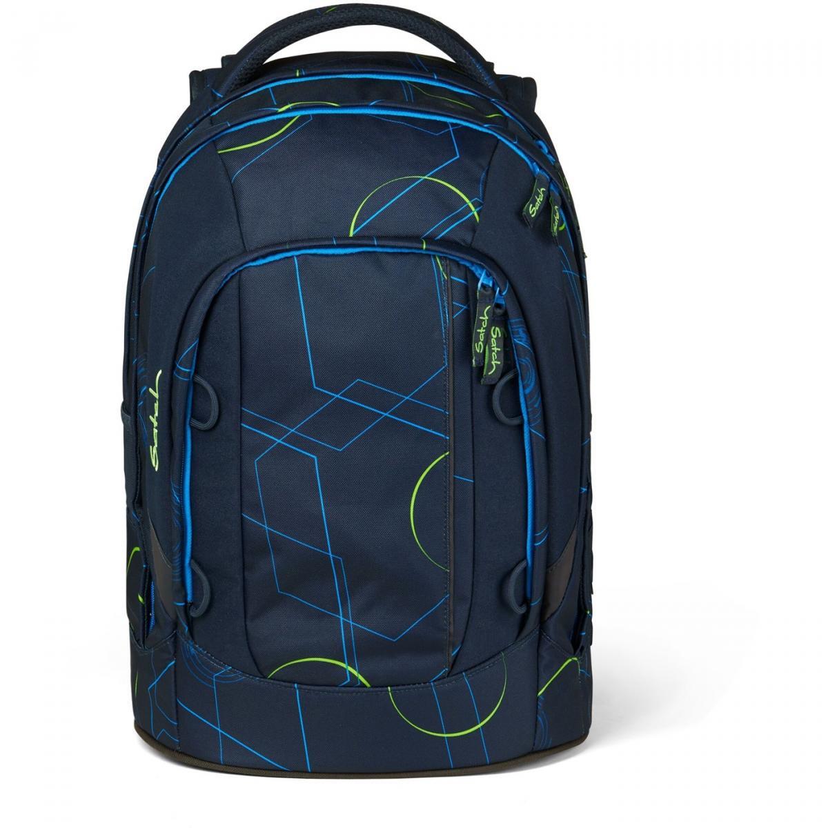 satch pack Schulrucksack Blue Tech