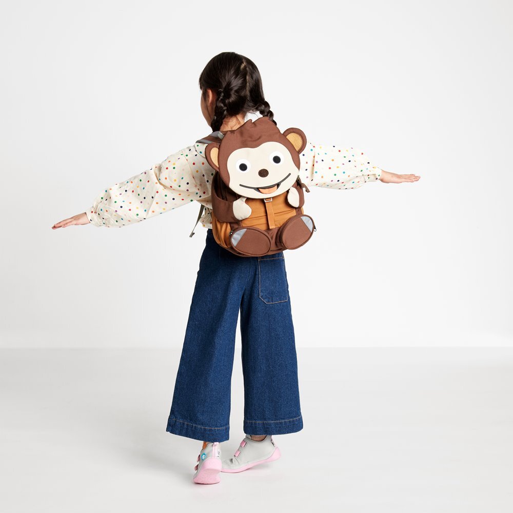 Affenzahn Kindergartenrucksack Großer Freund Affenzahn Braun