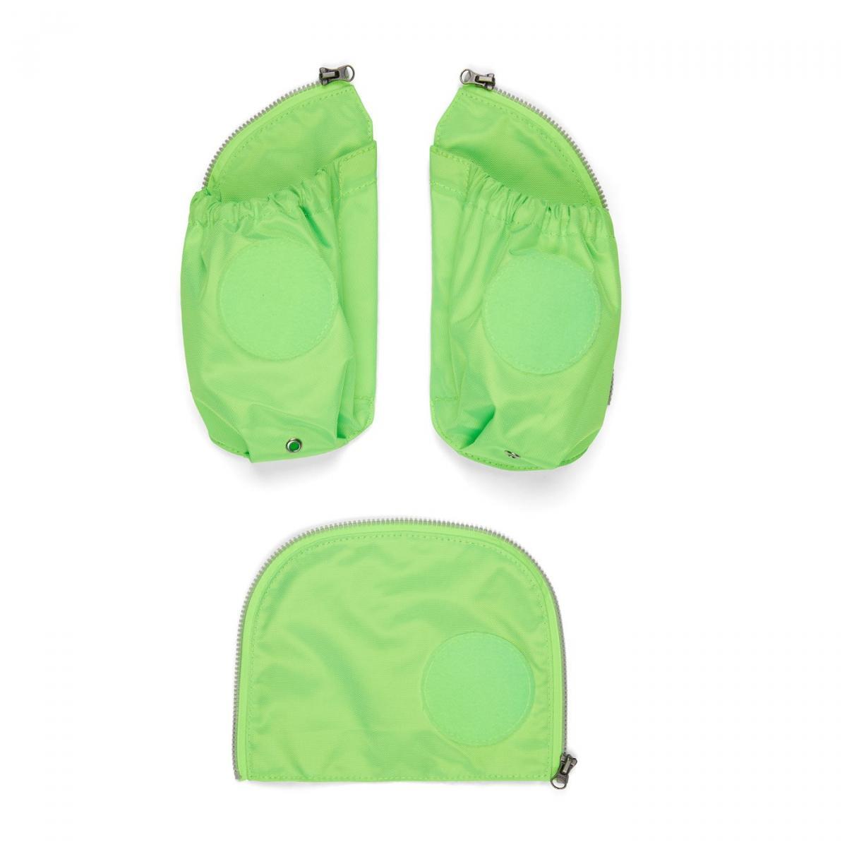 ergobag Zip-Set Seitentaschen Grün