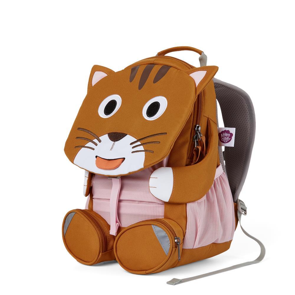 Affenzahn Kindergartenrucksack Großer Freund Katze Braun