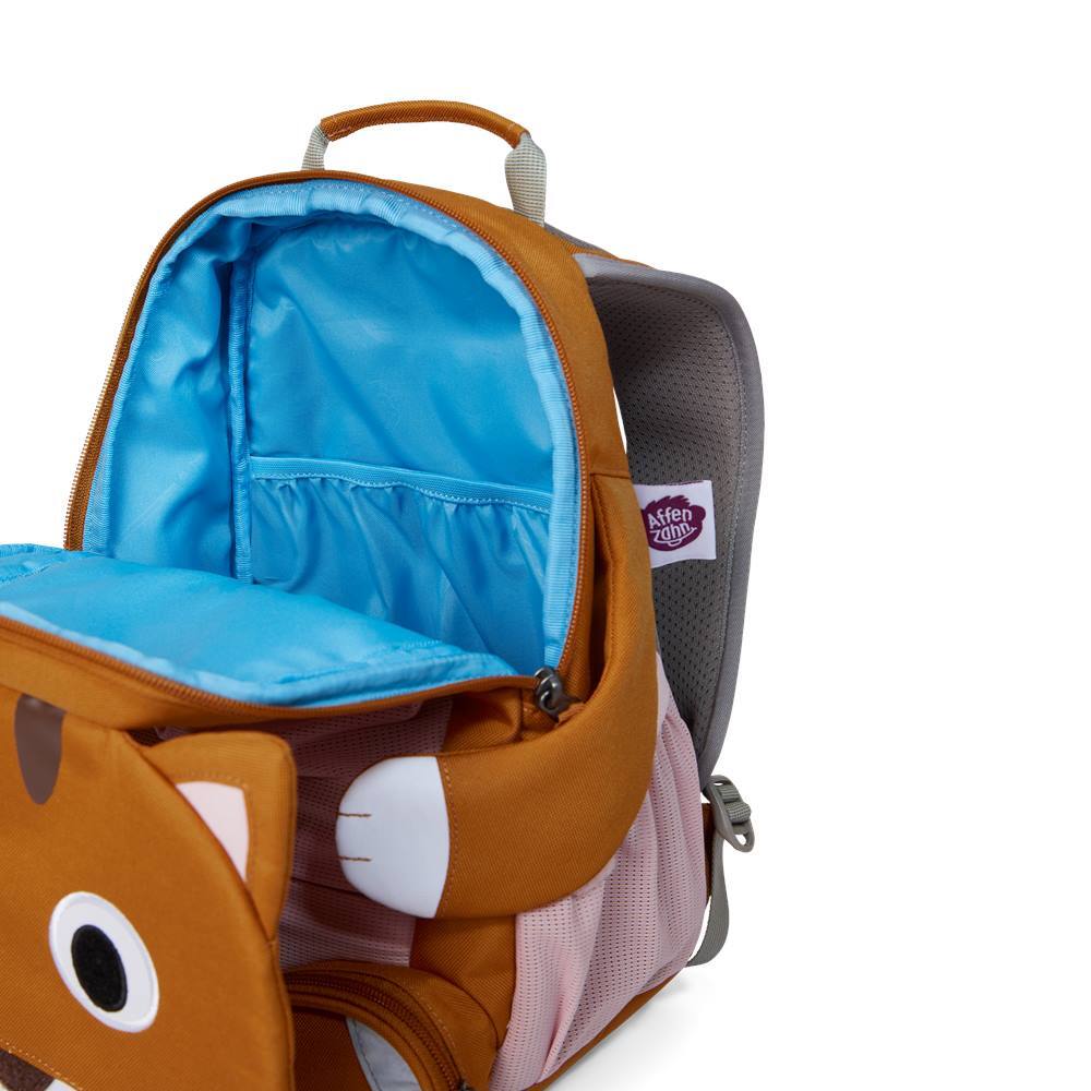 Affenzahn Kindergartenrucksack Großer Freund Katze Braun