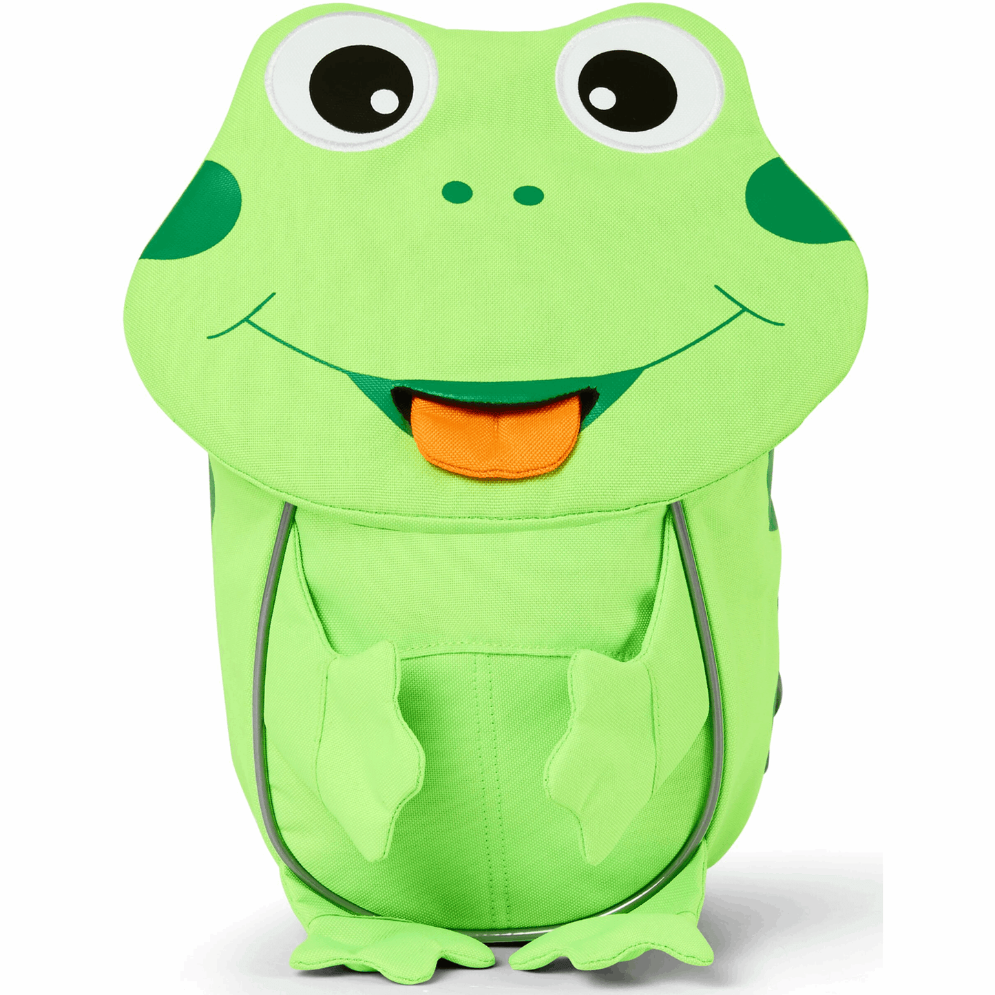 Affenzahn Kindergartenrucksack Kleiner Freund Frosch Neon Grün