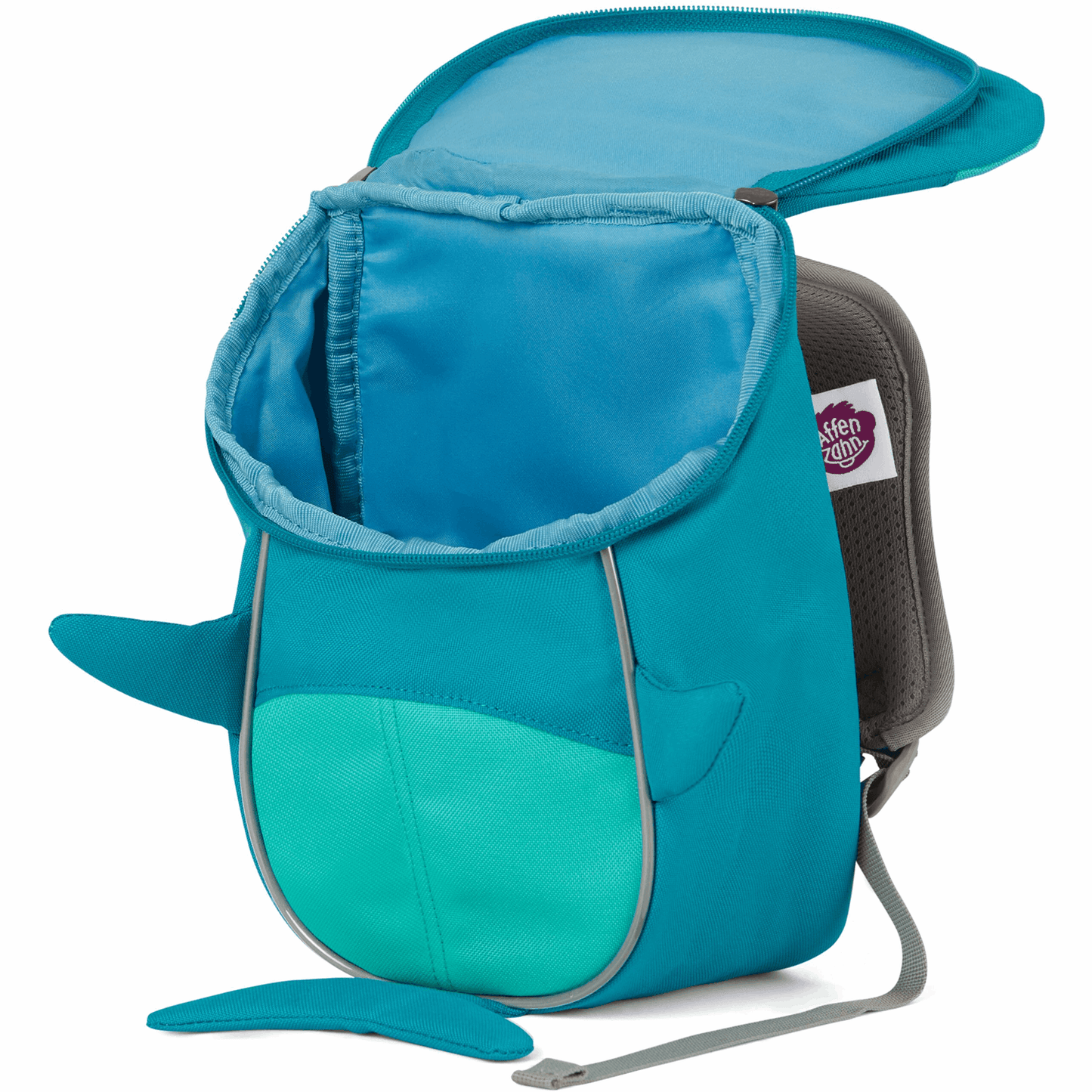 Affenzahn Kindergartenrucksack Kleiner Freund Hai Türkis