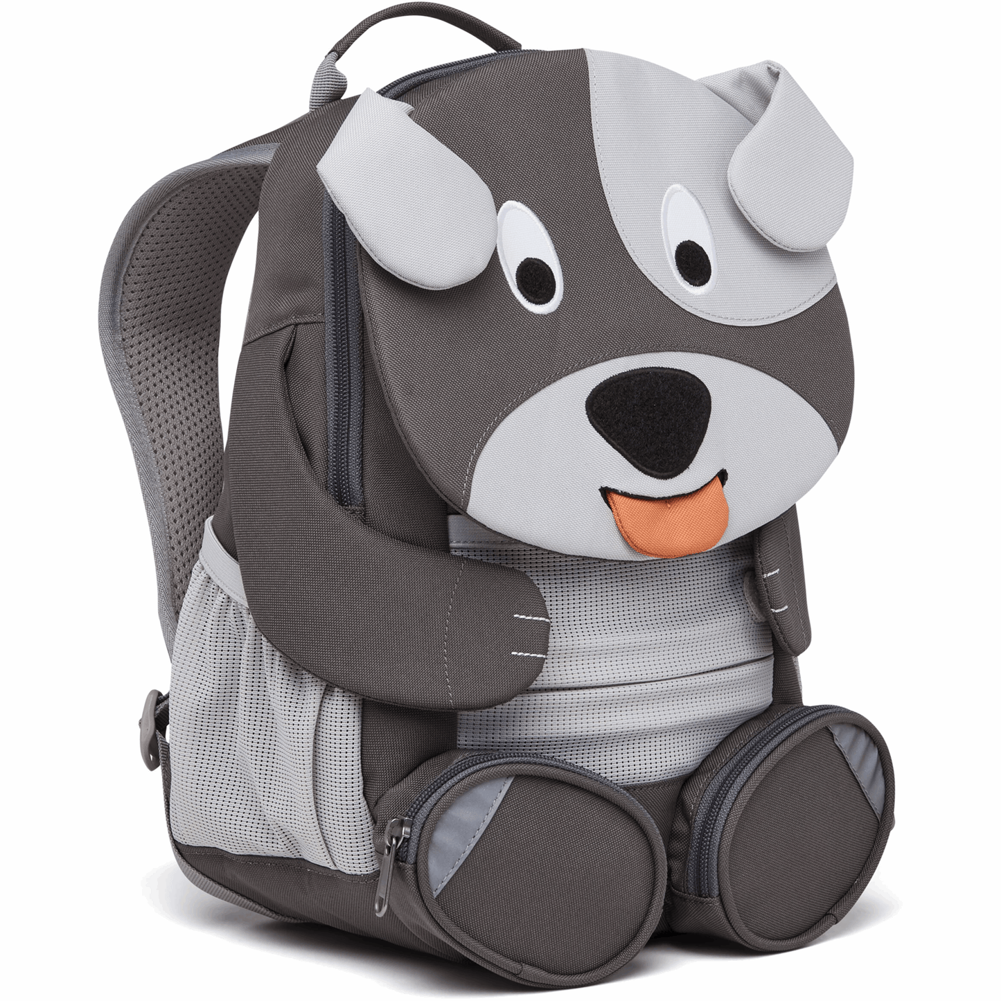 Affenzahn Kindergartenrucksack Großer Freund Hund Grau