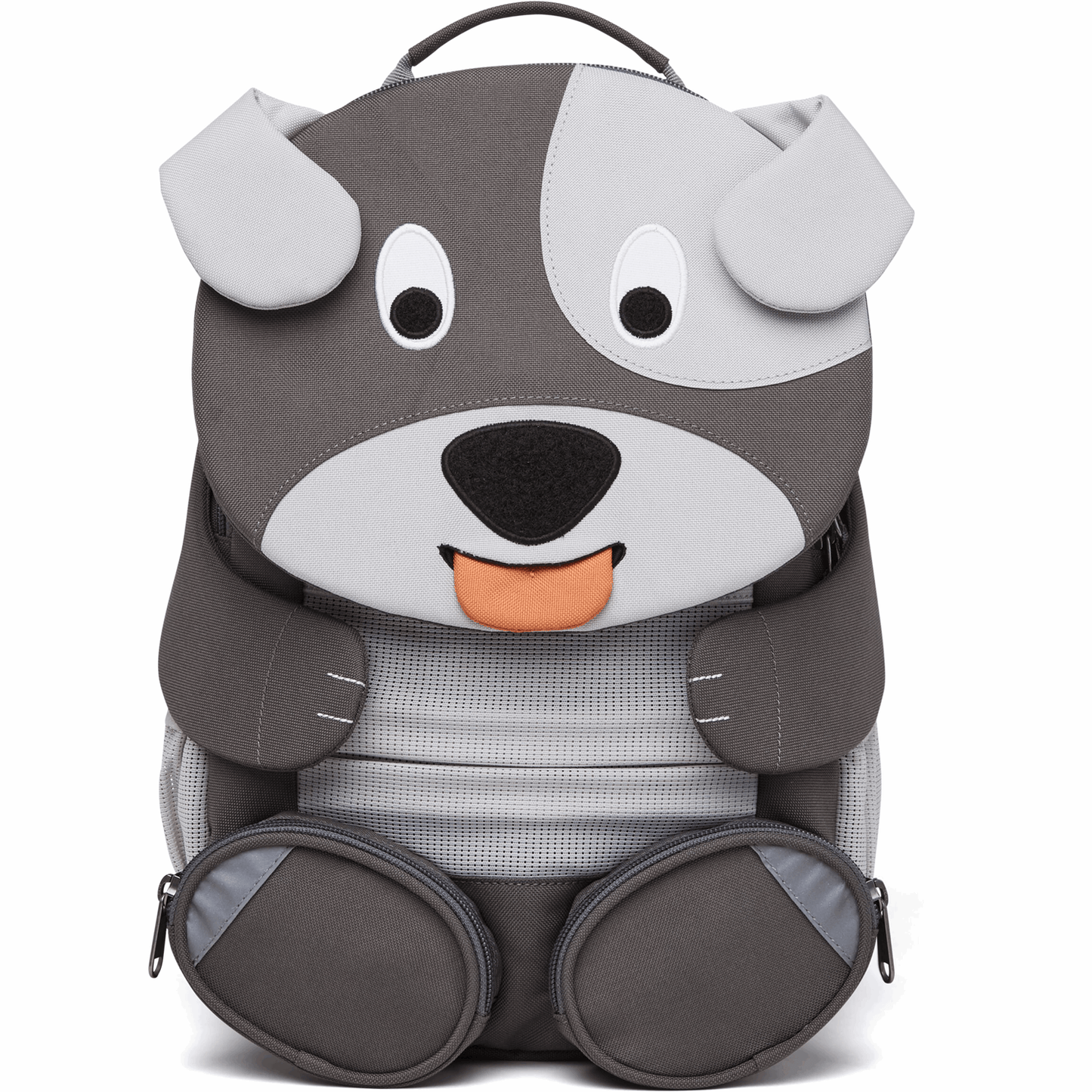 Affenzahn Kindergartenrucksack Großer Freund Hund Grau