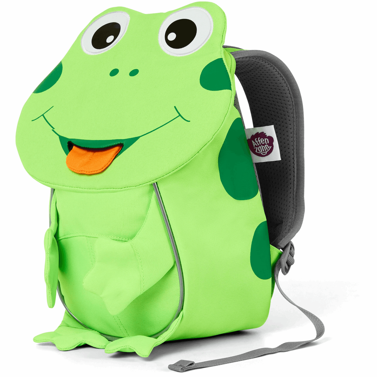 Affenzahn Kindergartenrucksack Kleiner Freund Frosch Neon Grün
