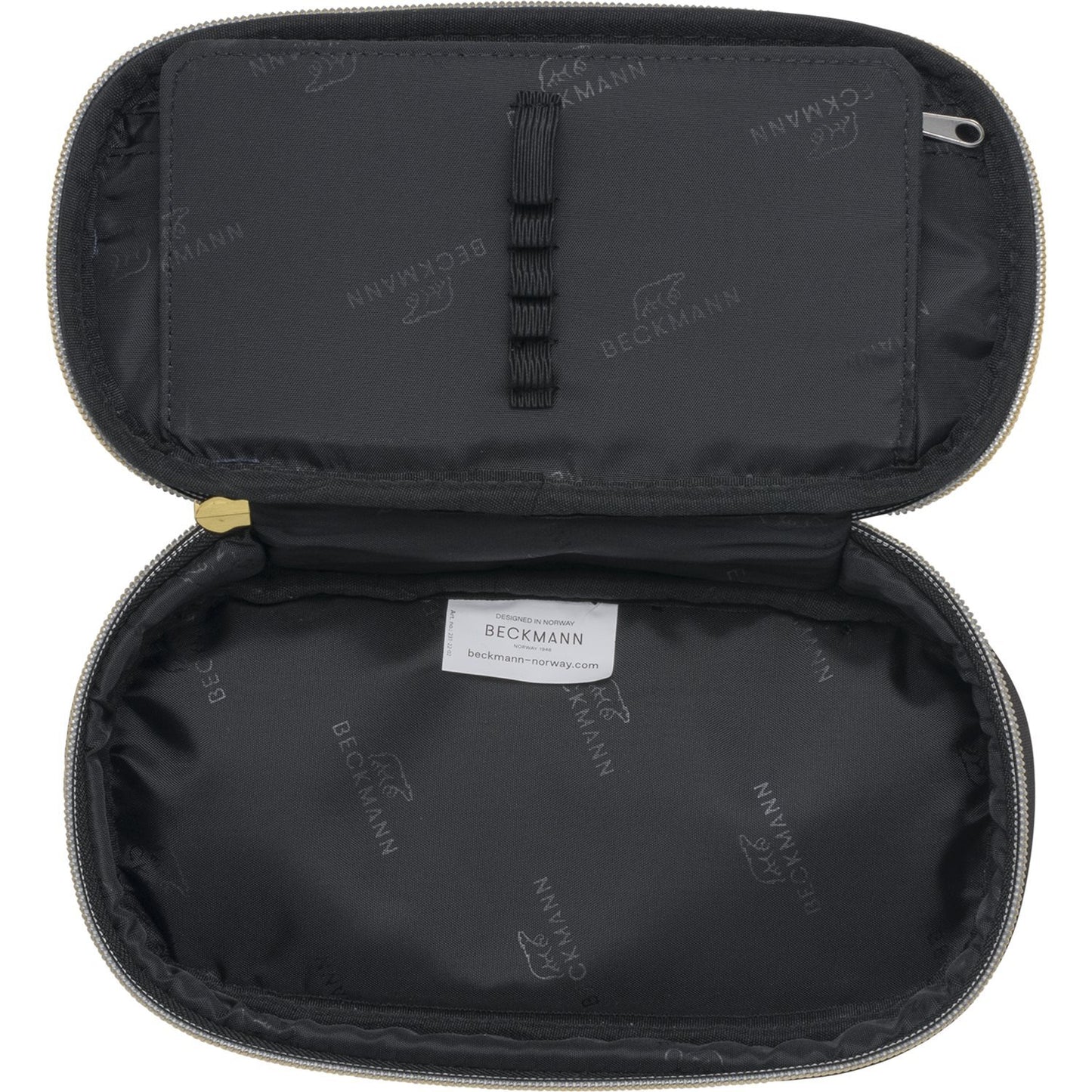 Beckmann Ovales Schlamperetui Sport Junior Black Gold