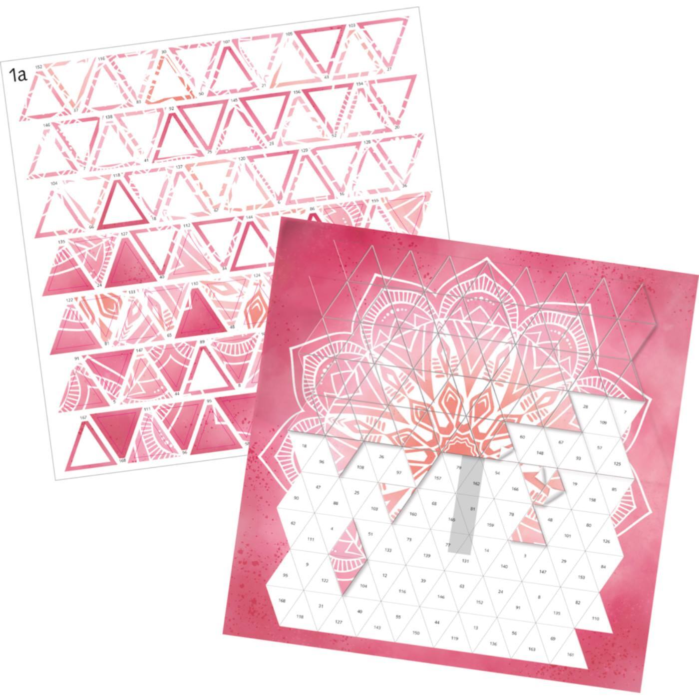 Stickern nach Zahlen: Mandala-Zauber - (Creative Time)