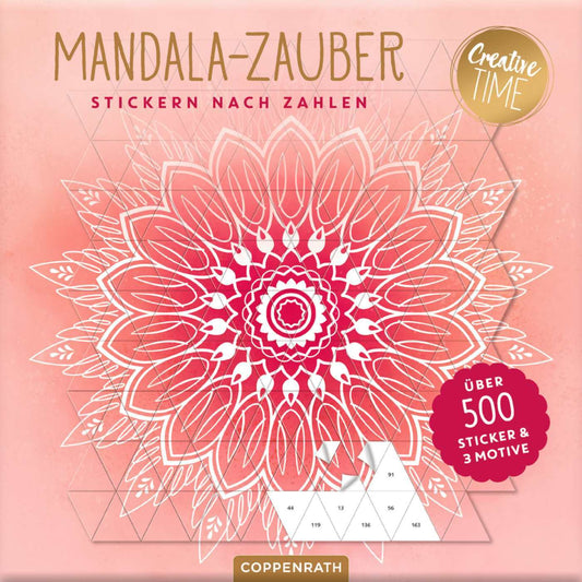 Stickern nach Zahlen: Mandala-Zauber - (Creative Time)