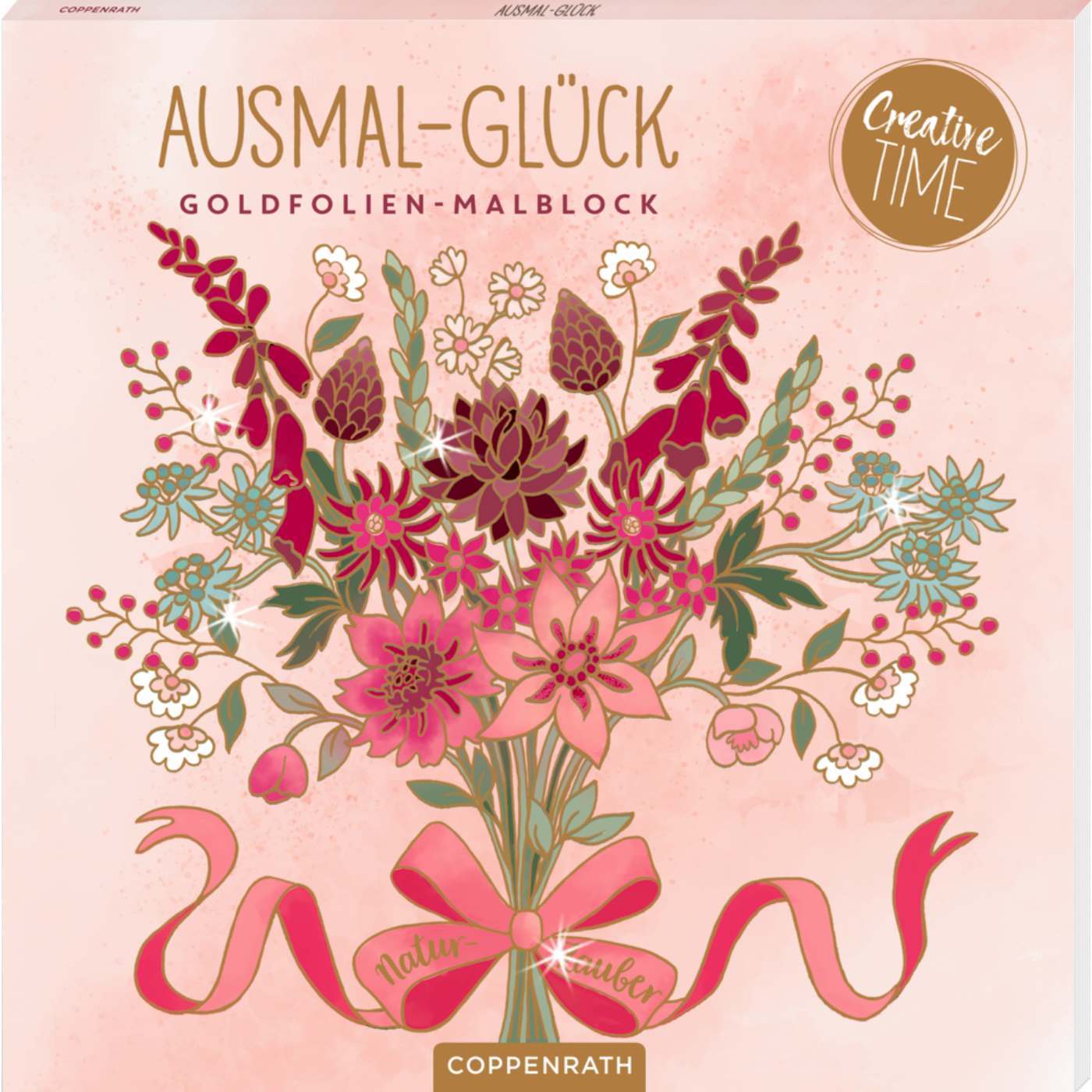 Ausmal-Glück - Goldf.-Malblock Natur-Zauber (Creat.Time)
