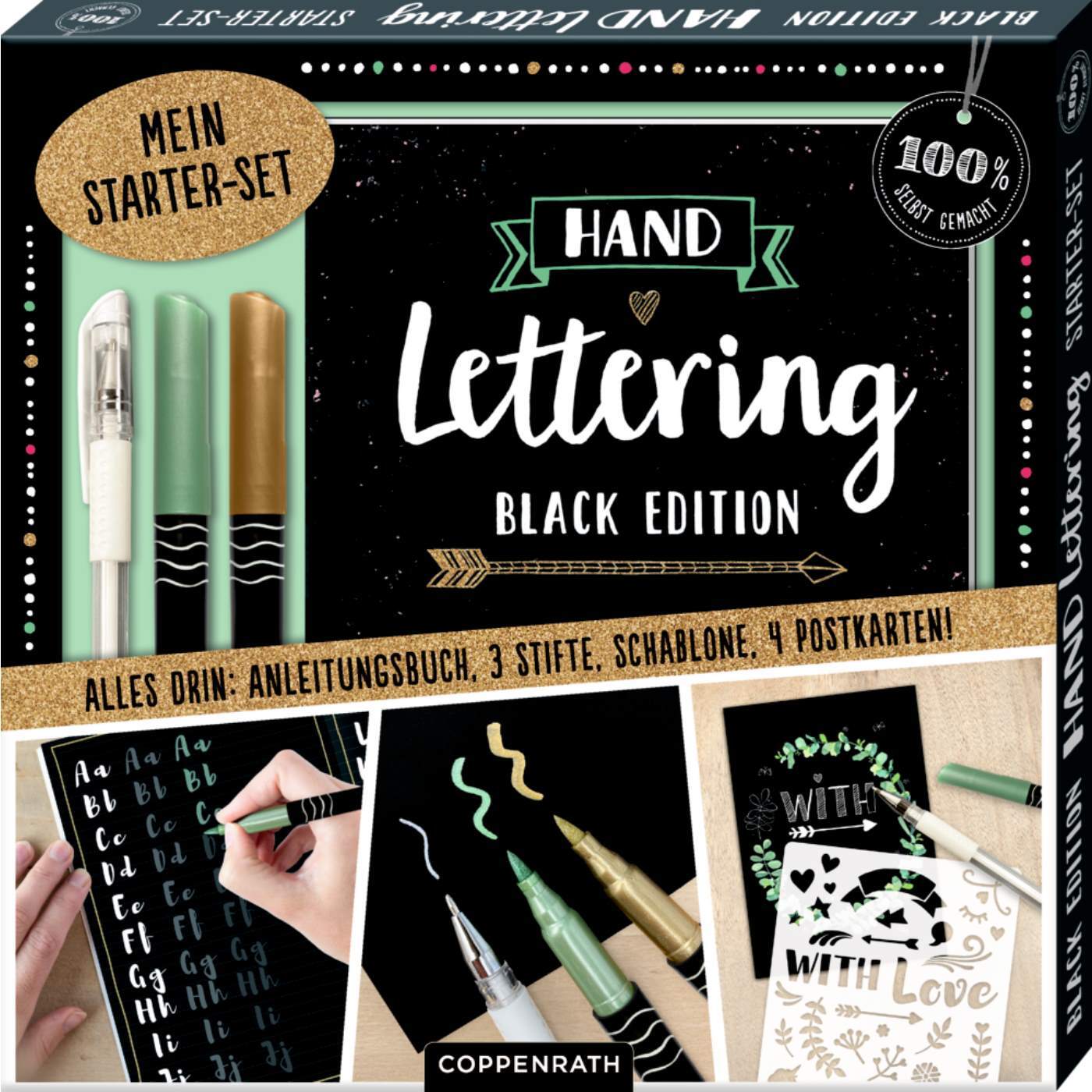 Mein Handlettering Starter-Set Black Edition (100% selbst gemacht)