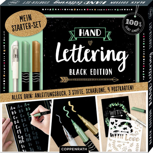 Mein Handlettering Starter-Set Black Edition (100% selbst gemacht)