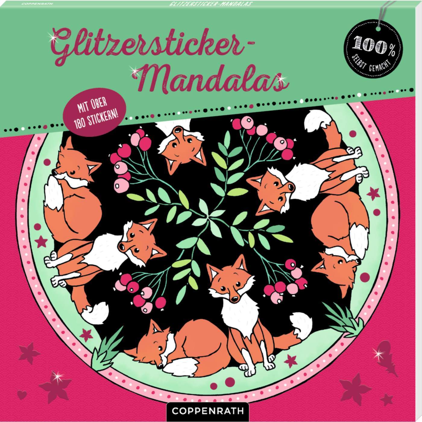 Glitzersticker-Mandalas (100% selbst gemacht)