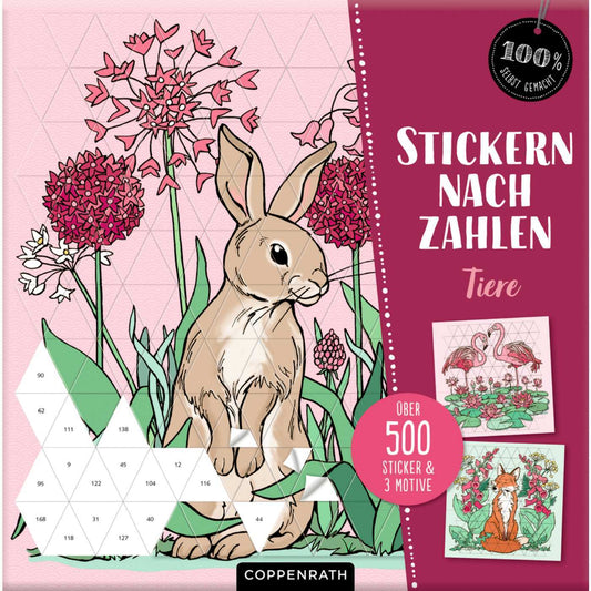Stickern nach Zahlen - Tiere (100% selbst gemacht)