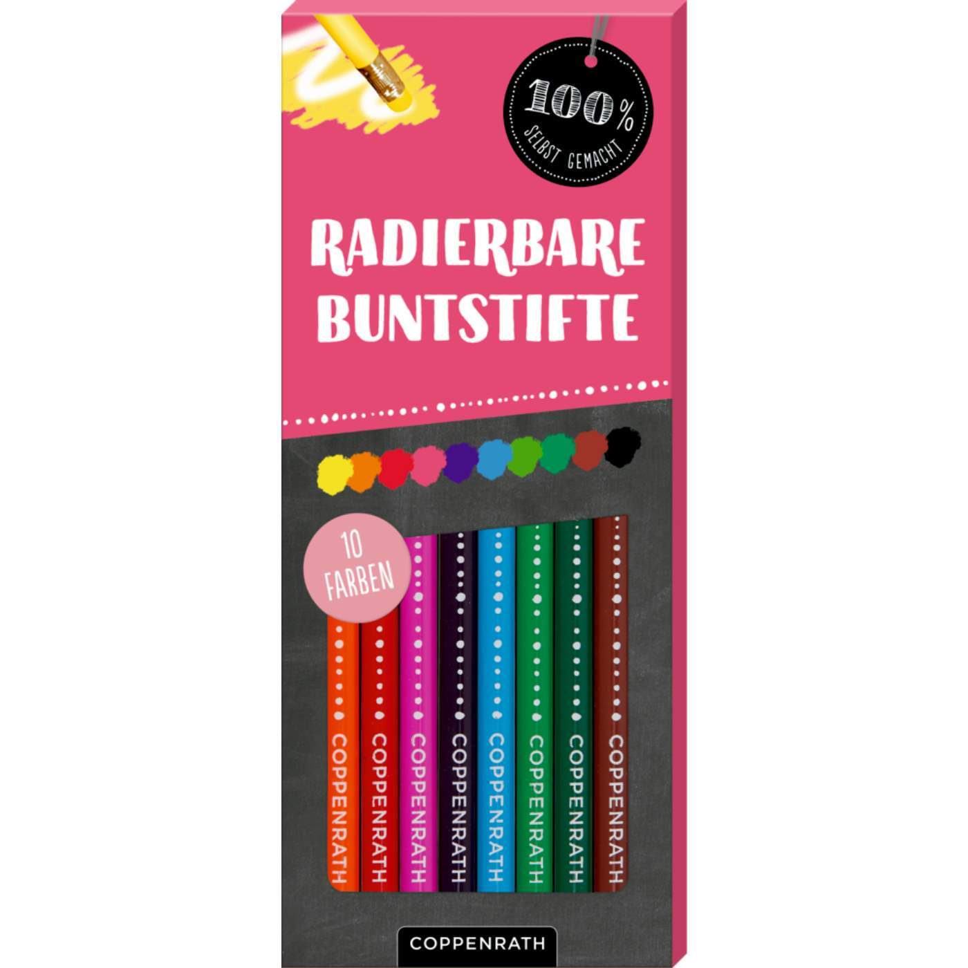 Radierbare Buntstifte (100% selbst gemacht)