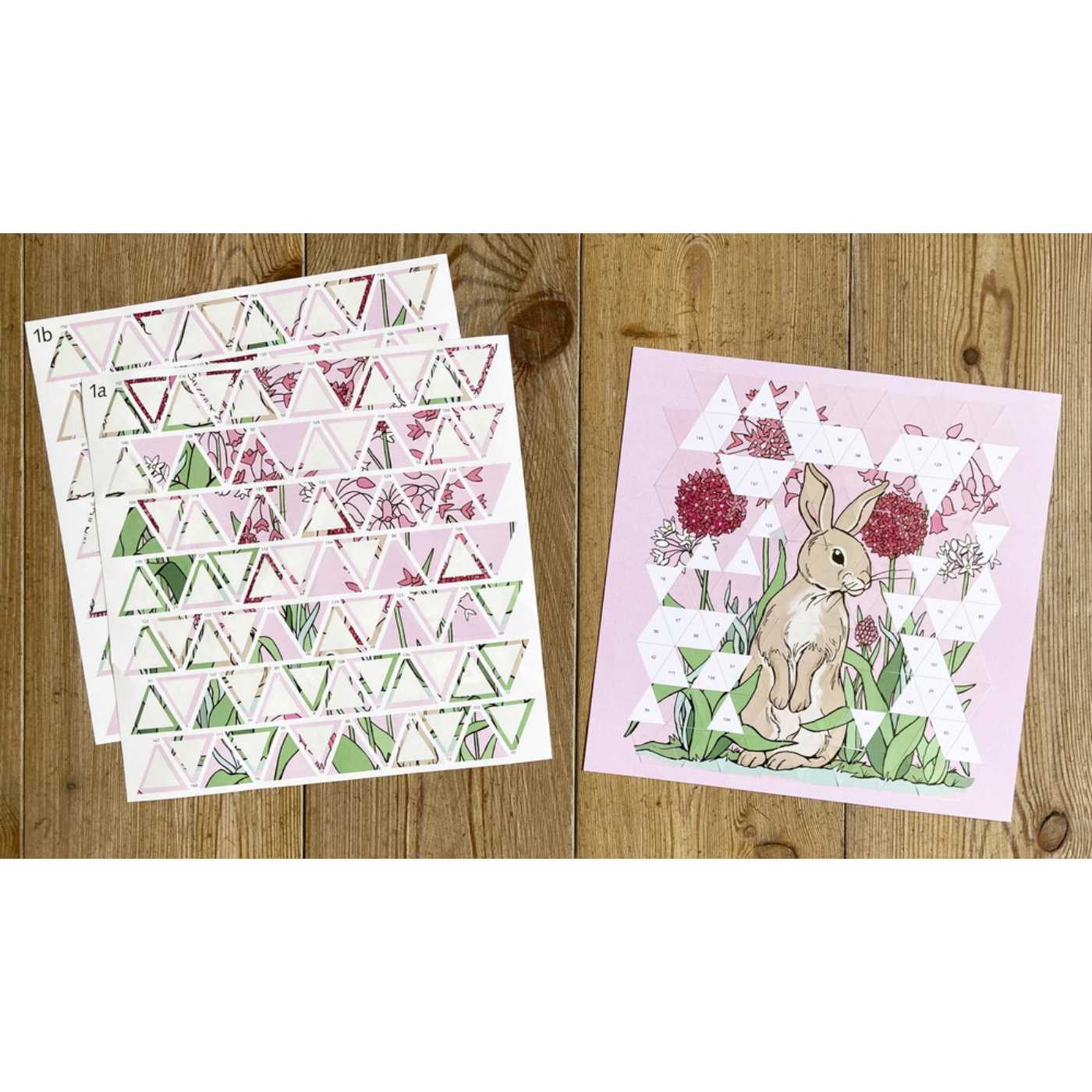 Stickern nach Zahlen - Tiere (100% selbst gemacht)